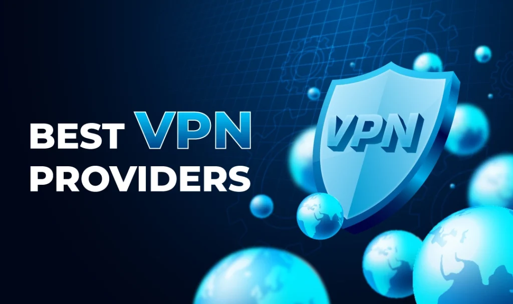 Best VPN providers graphic for IPTV privacy and streaming