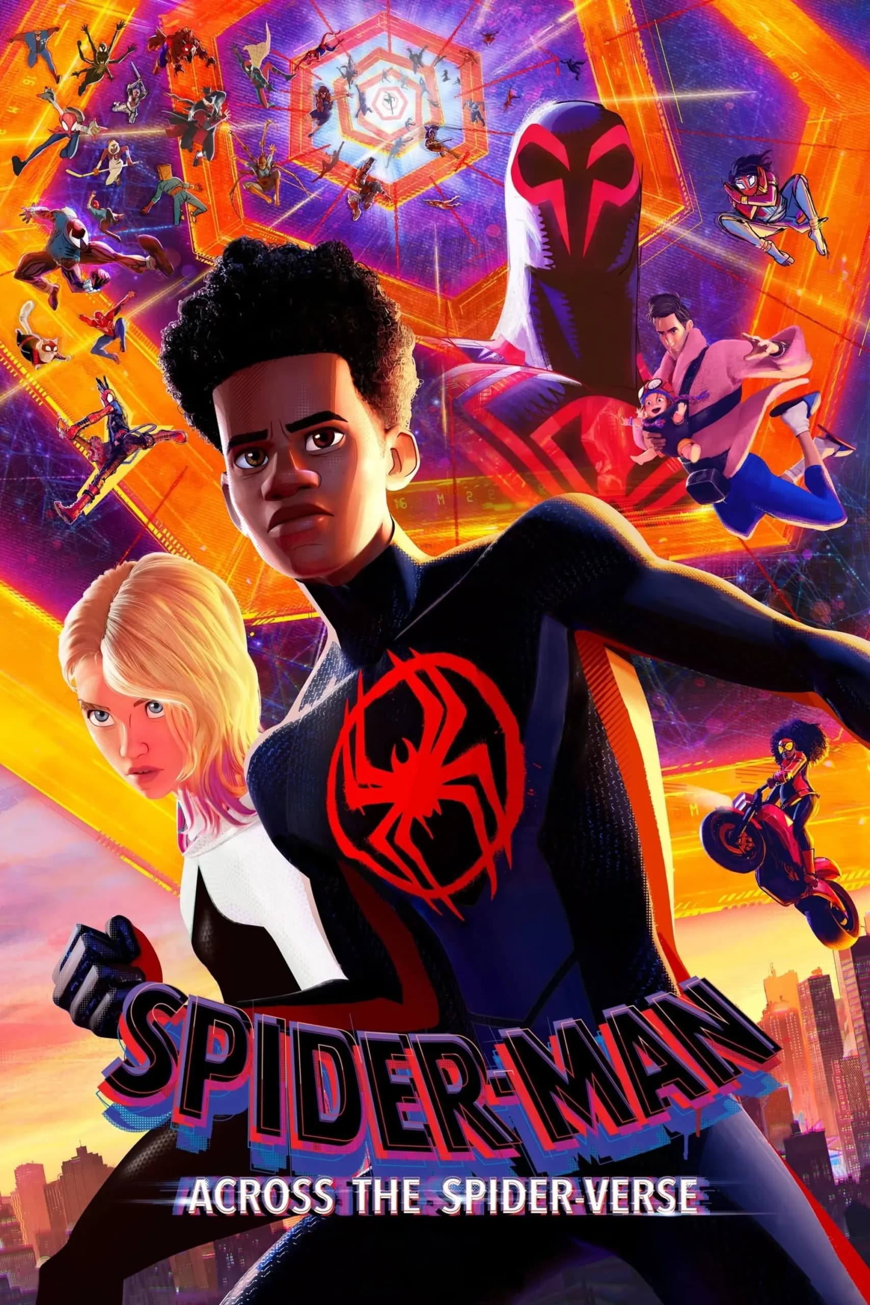 Spider-Man Across the Spider-Verse streaming poster