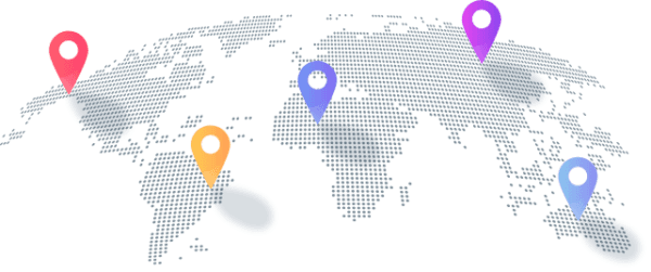Flash 4K IPTV worldwide server map